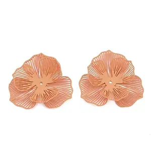 Spray Painted Iron Bead Caps