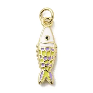 Brass Enamel Pendants