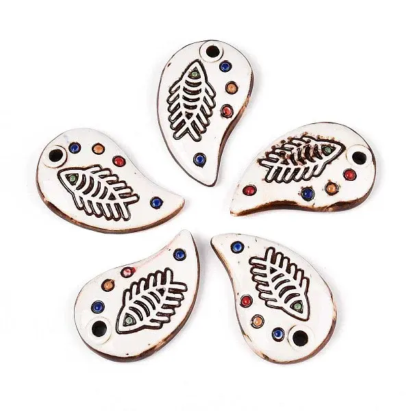 Handmade Porcelain Big Pendants