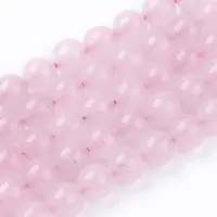 Natural White Jade Bead Strands