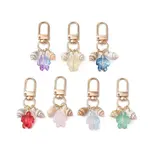 Turtle Glass & Shell Pendant Decoration