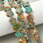 Dyed Synthetic Imperial Jasper Beads Strands