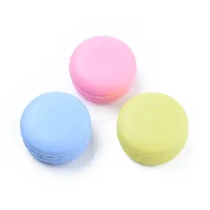 Portable Candy Color Mini Cute Macarons Jewelry Ring/Necklace Carrying Case