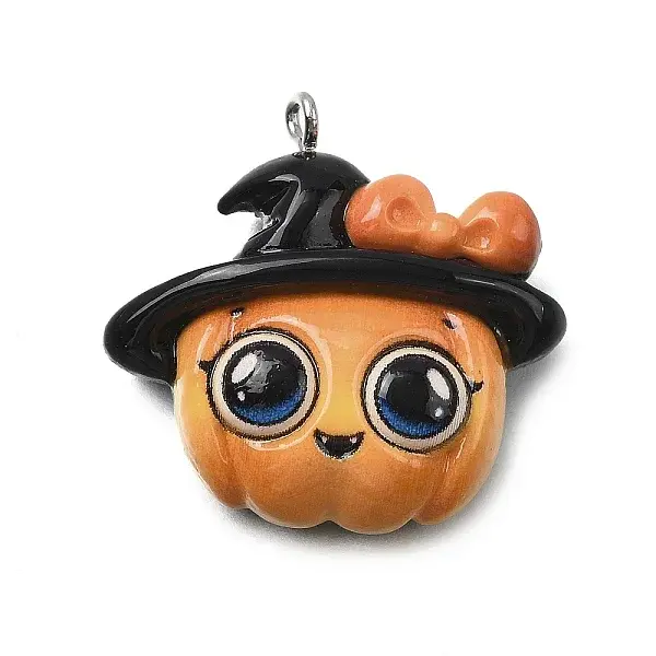 Halloween Opaque Resin Pendants