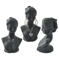 Stereoscopic Plastic Jewelry Necklace Display Busts