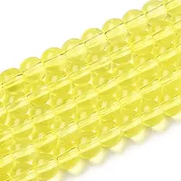 Transparent Glass Beads Strands
