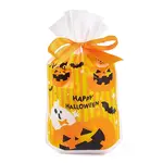 50Pcs Rectangle Halloween Candy Plastic Bags
