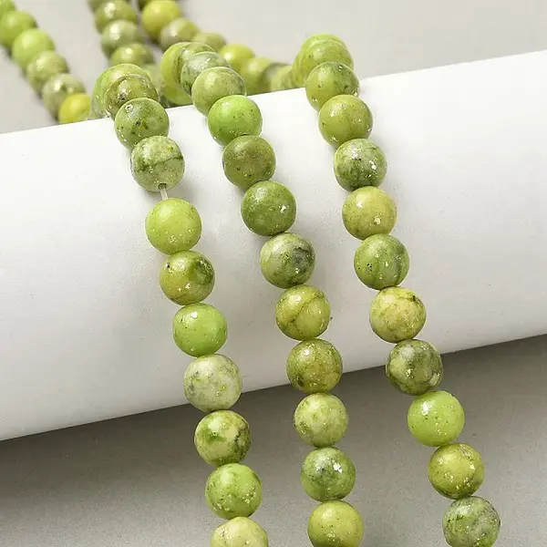 Dyed Natural Dolomite Beads Strands