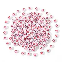 White Opaque Acrylic Beads