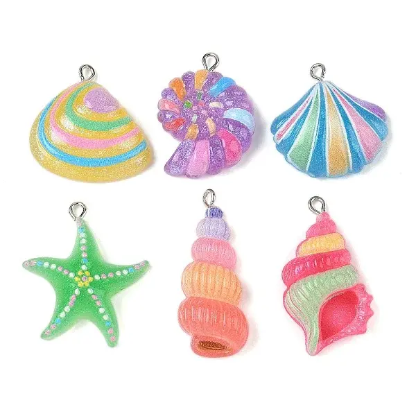 Opaque Resin Pendants