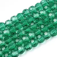 Transparent Glass Beads Strands