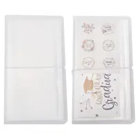Rectangle Plastic Sticker Storage Albums