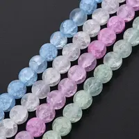 Crackle Glass Beads Strands