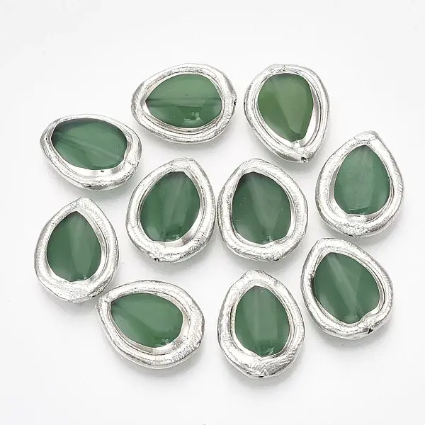 Natural Green Agate Beads