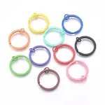 Spray Painted Iron Split Key Rings