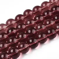 Transparent Glass Beads Strands