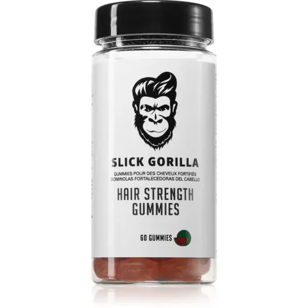Slick Gorilla Hair Strength Gummies žuvacie tablety pre zdravé a krásne vlasy 60 ks