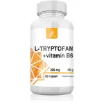 Allnature L-tryptofan + vitamín B6 doplnok stravy na zníženie únavy a stresu 60 tbl