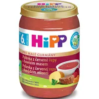 Hipp BIO pro malé gurmány polévka z červené řepy s hovězím masem 190 g
