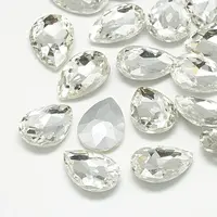 Pointed Back Glass Rhinestone Cabochons
