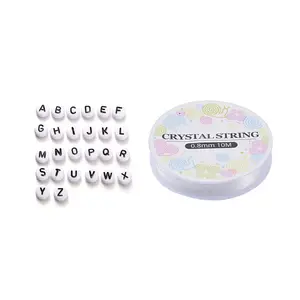 520Pcs Alphabet Acrylic Beads