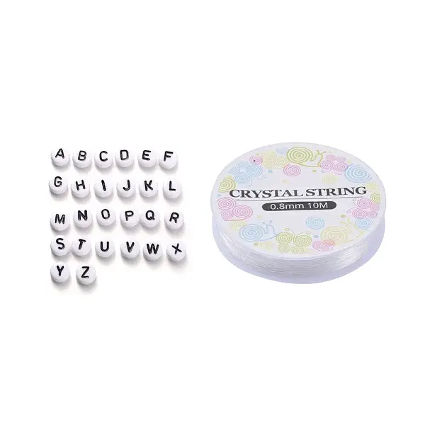 520Pcs Alphabet Acrylic Beads