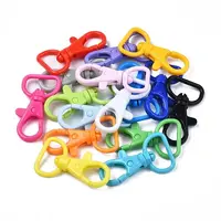 Opaque ABS Plastic Swivel D Rings Lobster Claw Clasps