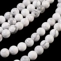 Natural Howlite Beads Strands