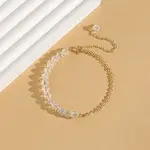 Elegant Glass Beads Link Bracelets