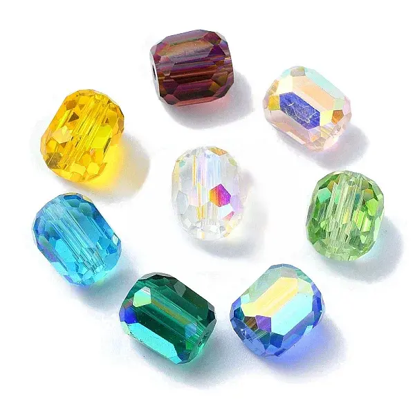 AB Color Plated Glass Beads