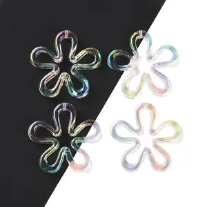 Plated UV Acrylic Beads