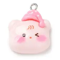 Sleepy Theme Opaque Resin Pendants