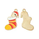 Christmas Alloy Enamel Pendants