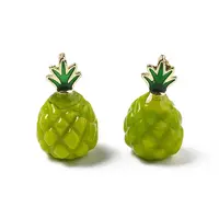 Brass Handmade Lampwork Pendants