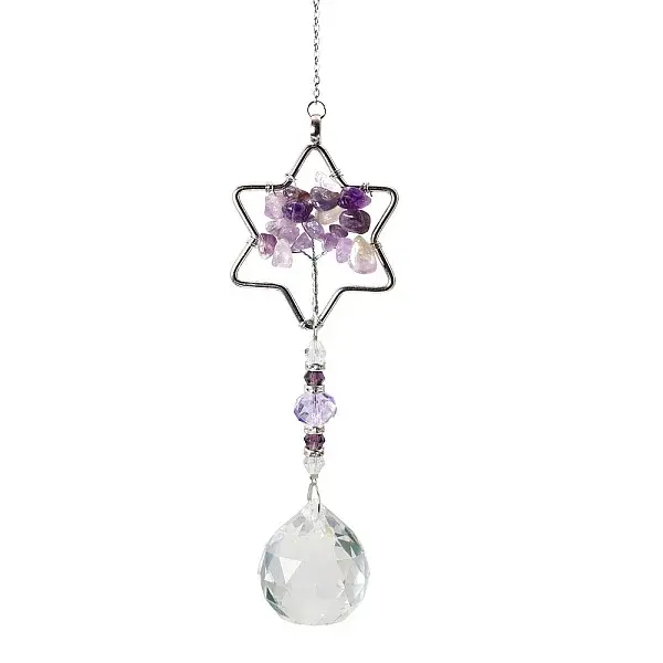 K9 Crystal Glass Big Pendant Decorations