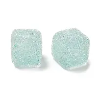 Drusy Cube Resin Rhinestone Beads