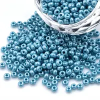 8/0 Czech Opaque Glass Seed Beads