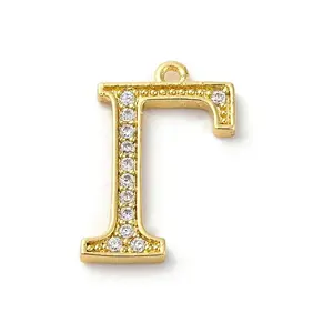 Rack Plating Brass Micro Pave Cubic Zirconia Pendant