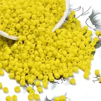 Frosted Opaque 6/0 Glass Seed Beads