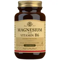 Solgar Magnesium with Vitamin B6 tablety na podporu spánku a regenerácie 100 tbl