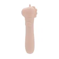 Unihorn USB Bullet vibrátor so stimulátorom klitorisu Heart Throb 11.5 cm