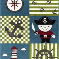 Dětský kusový koberec pirát 450 multi - 120x170 cm