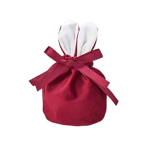 Velvet Jewelry Bags with Drawstring