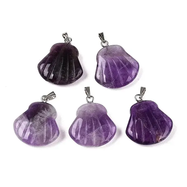Natural Amethyst Pendants