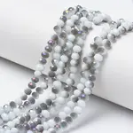 Electroplate Opaque Glass Beads Strands