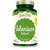 GreenFood Nutrition Selenium Lalmin® kapsle pro správné fungování organismu a normální stav vlasů a nehtů 90 cps