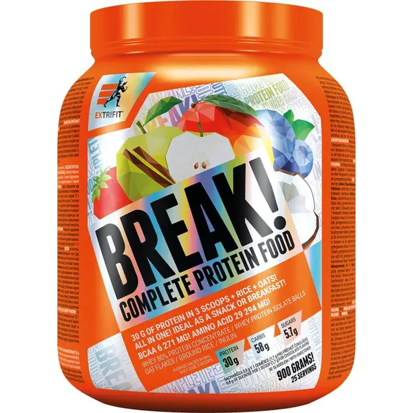 Extrifit Protein Break kompletní jídlo příchuť Coconut 900 g
