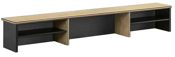 Nástavec na velký psací stůl sirius - dub černý/dub zlatý