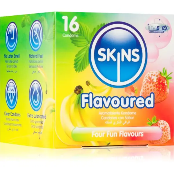 Skins Flavours kondomy 16 ks