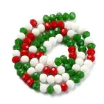 Christmas Theme Glass Beads Strands